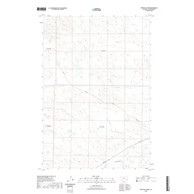 2020 Map of Whitetail Creek, 2020 Print