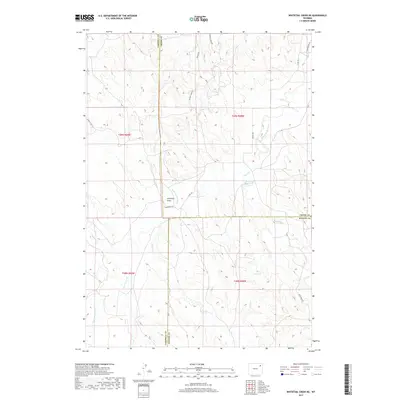 2017 Map of Whitetail Creek NE, 2017 Print