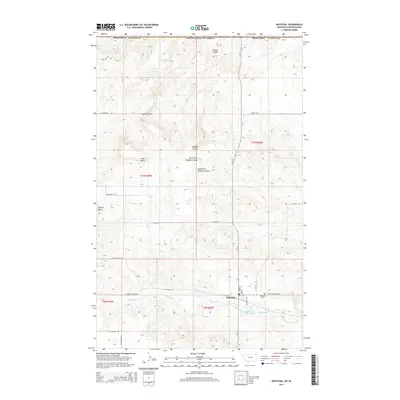 2014 Map of Whitetail, 2014 Print