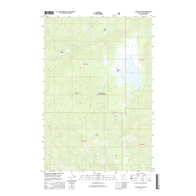 2017 Map of Whitetail Peak, 2017 Print