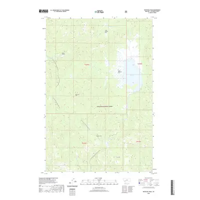 2020 Map of Whitetail Peak, 2020 Print