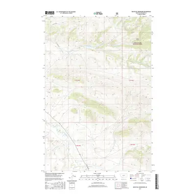 2017 Map of Whitetail Reservoir, 2017 Print