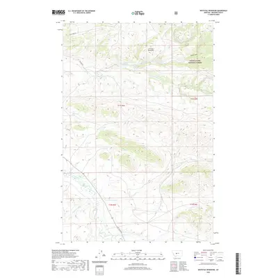 2020 Map of Whitetail Reservoir, 2020 Print