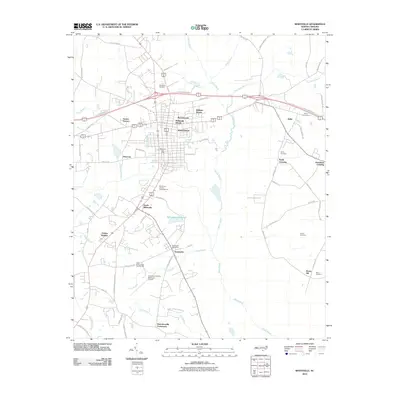 2010 Map of Whiteville, 2010 Print