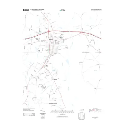 2013 Map of Whiteville, 2013 Print
