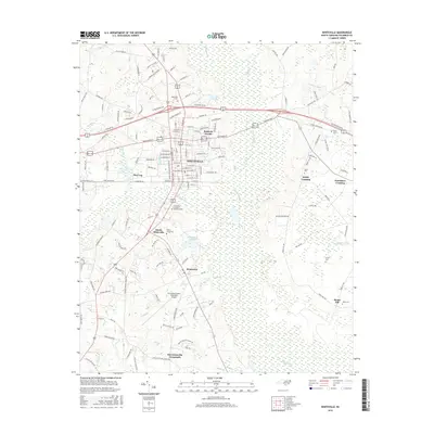 2016 Map of Whiteville, 2016 Print