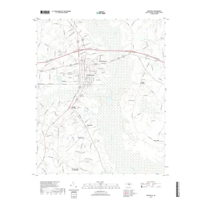 2019 Map of Whiteville, 2019 Print