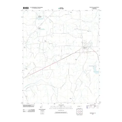 2010 Map of Whiteville, 2010 Print