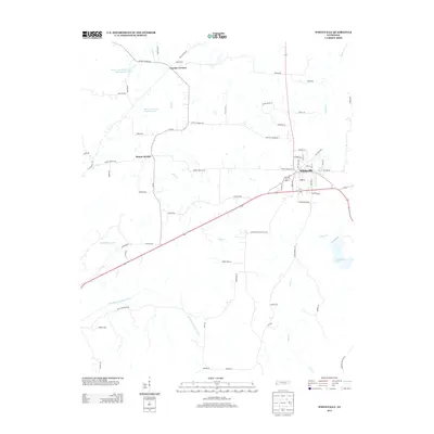 2013 Map of Whiteville, 2013 Print