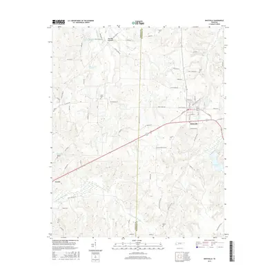 2016 Map of Whiteville, 2016 Print