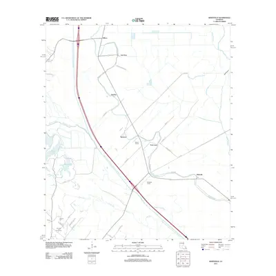2012 Map of Whiteville, 2012 Print