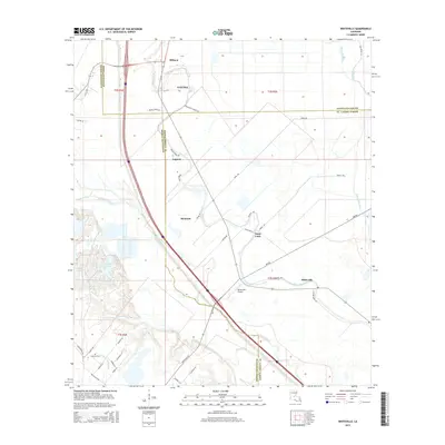 2015 Map of Whiteville, 2015 Print