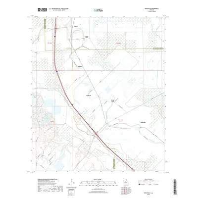 2018 Map of Whiteville, 2018 Print