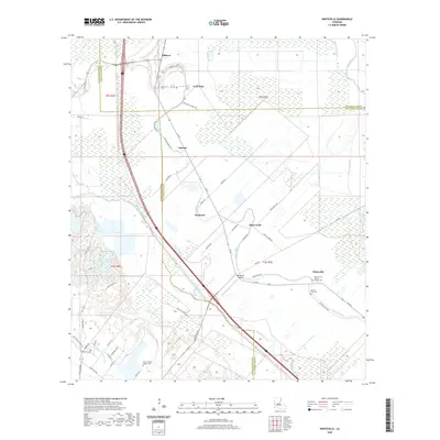 2020 Map of Whiteville, 2020 Print