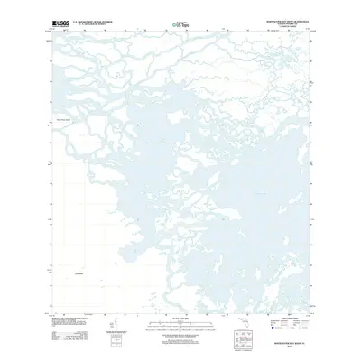 2012 Map of Whitewater Bay West, 2012 Print