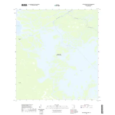 2021 Map of Whitewater Bay West, 2021 Print