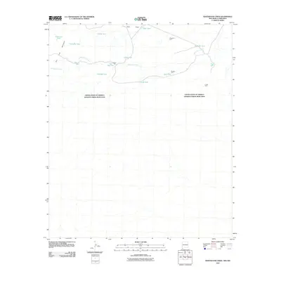 2010 Map of Whitewater Creek, 2010 Print