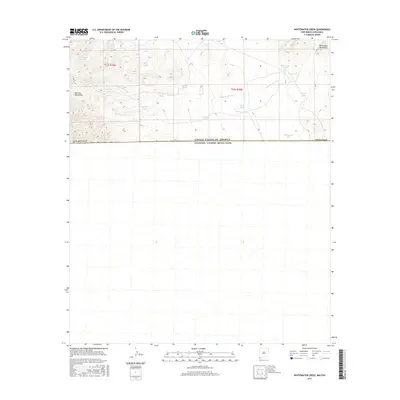 2017 Map of Whitewater Creek, 2017 Print