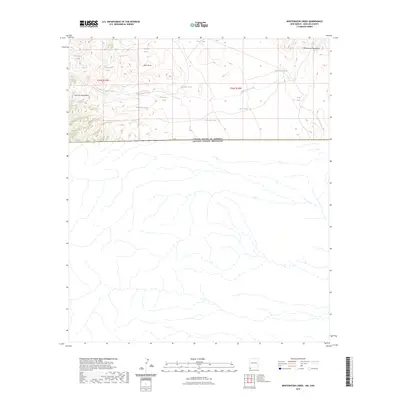 2023 Map of Whitewater Creek, 2023 Print