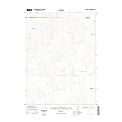2014 Map of Whitewater Lake, 2014 Print