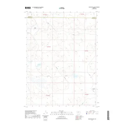 2017 Map of Whitewater Lake, 2017 Print