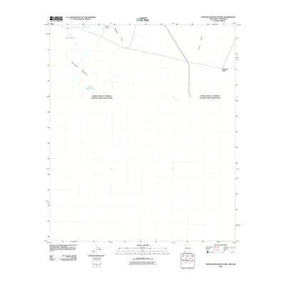 2010 Map of Whitewater Mountains, 2010 Print