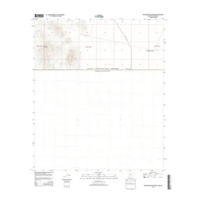 2013 Map of Whitewater Mountains, 2013 Print