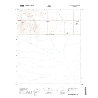 2023 Map of Whitewater Mountains, 2023 Print