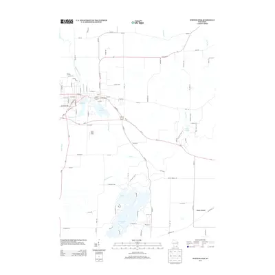 2013 Map of Whitewater, 2013 Print