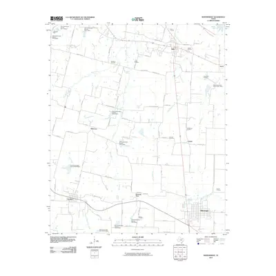 2010 Map of Whitewright, 2010 Print