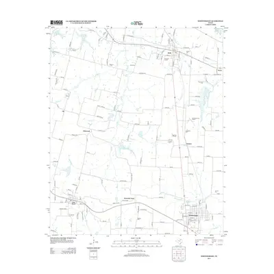 2013 Map of Whitewright, 2013 Print