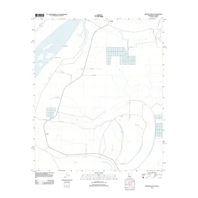 2012 Map of Whiting Bayou, 2012 Print