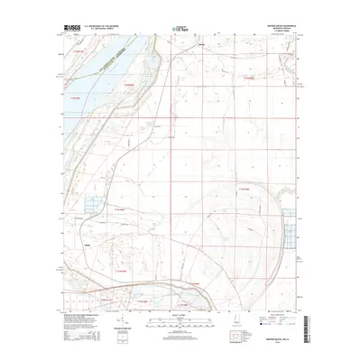 2015 Map of Whiting Bayou, 2015 Print