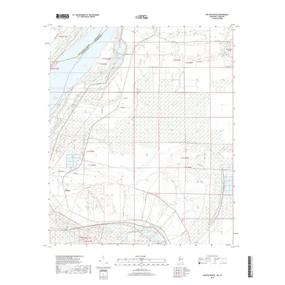 2018 Map of Whiting Bayou, 2018 Print