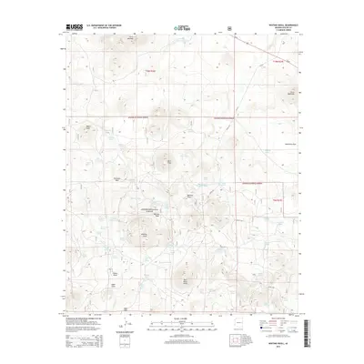 2014 Map of Whiting Knoll, 2014 Print