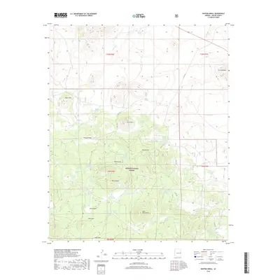 2018 Map of Whiting Knoll, 2018 Print