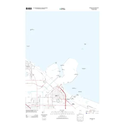 2013 Map of Whiting, 2013 Print