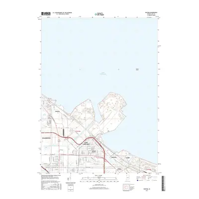 2016 Map of Whiting, 2016 Print
