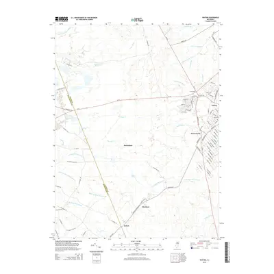 2014 Map of Whiting, 2014 Print