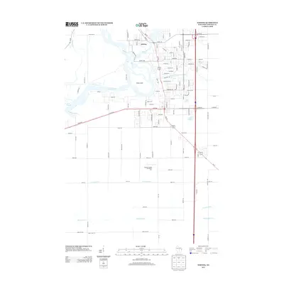 2013 Map of Whiting, 2013 Print