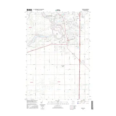 2015 Map of Whiting, 2015 Print