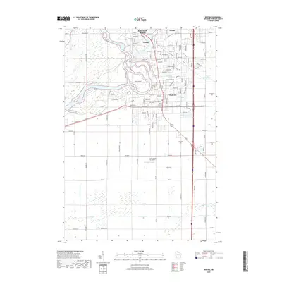 2018 Map of Whiting, 2018 Print