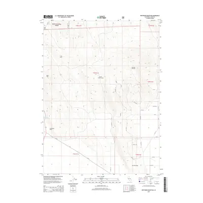 2015 Map of Whitinger Mountain, 2015 Print