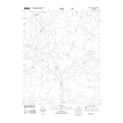 2010 Map of Whitley City, 2010 Print