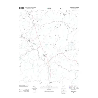 2013 Map of Whitley City, 2013 Print