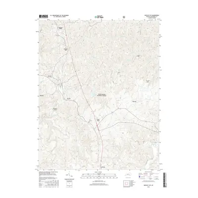 2016 Map of Whitley City, 2016 Print