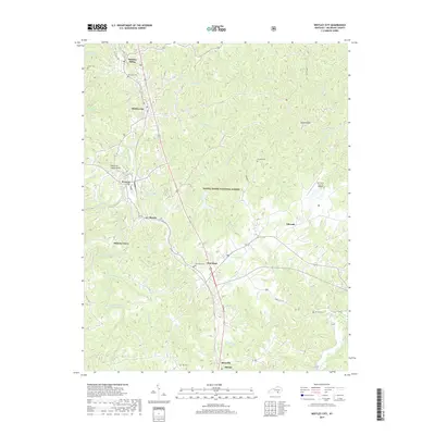 2019 Map of Whitley City, 2019 Print