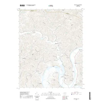 2019 Map of Whitleyville, 2019 Print
