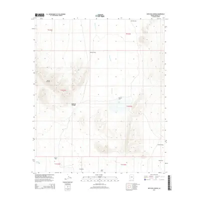 2014 Map of Whitlock Cienega, 2014 Print