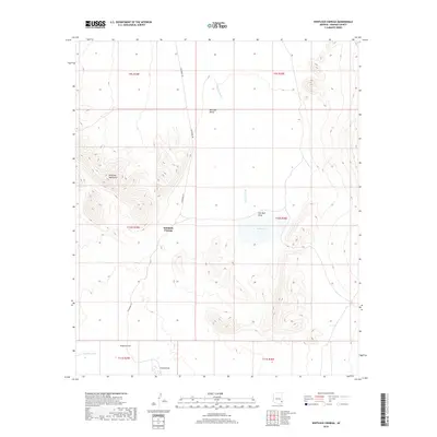 2018 Map of Whitlock Cienega, 2018 Print